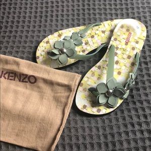 Kenzo flower flip flop